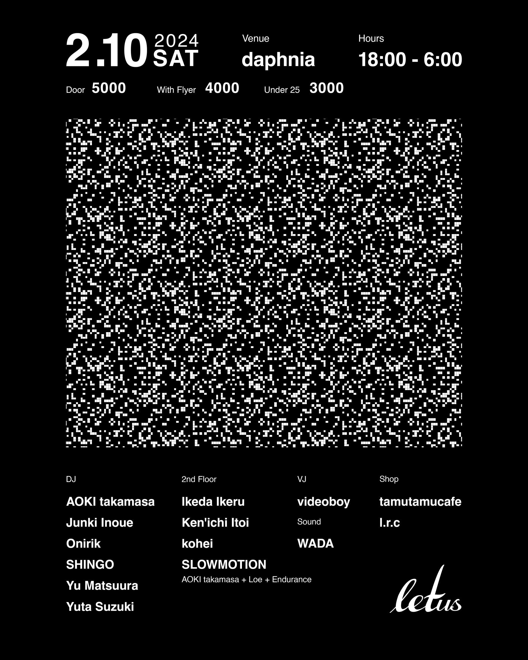 letus Osaka at Daphnia 2024.2.10 (SAT)