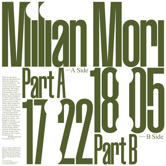 What We Talk About: Milian Mori