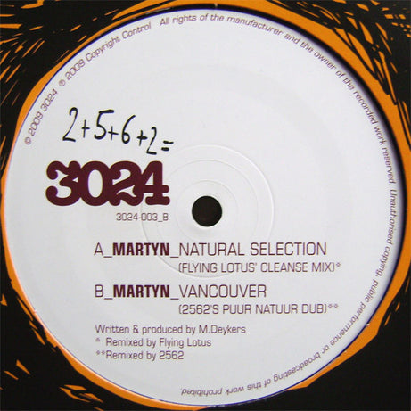 Natural Selection (Flying Lotus' Cleanse Mix) / Vancouver (2562's Puur Natuur Dub)