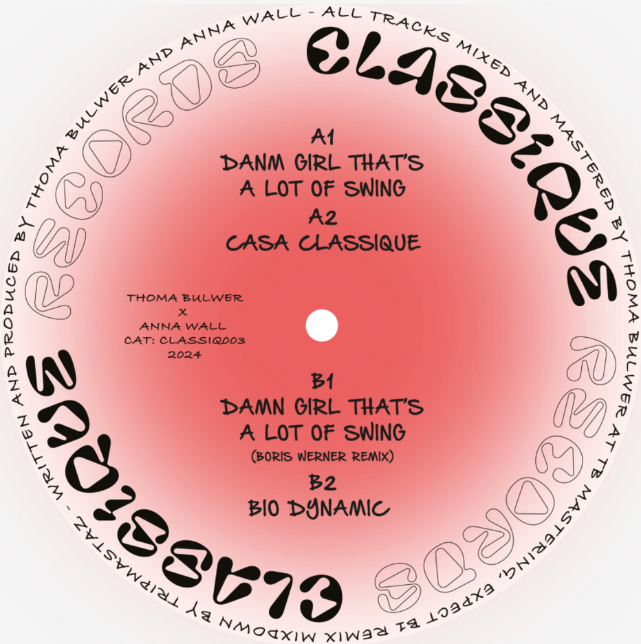 Damn girl that’s a lot of swing EP (inc. Boris Werner Remix)